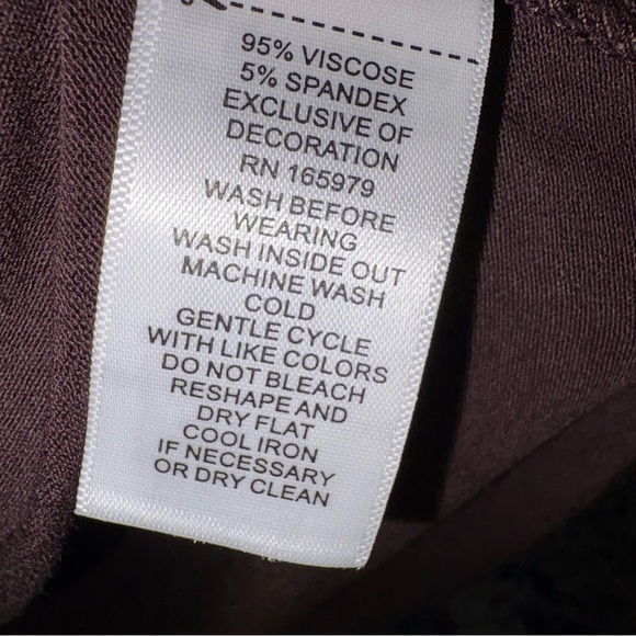 Cupio Brown Embellished Tunic with Bell Sleeves - Picture 6 of 7